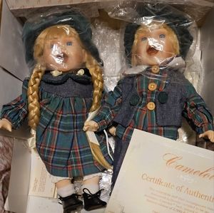 Camelot Porcelain Dolls (Maureen and Mark)